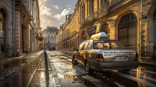 Taxi à bordeaux : les avantages par rapport aux autres moyens de transport